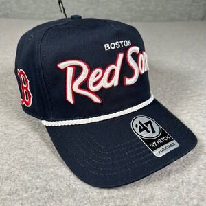 47 Brand Boston Red Sox Hat One Size‎ Navy Fairway Hitch Rope MLB Baseball NEW